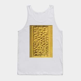 Texture - Yellow Stone Wall Tank Top